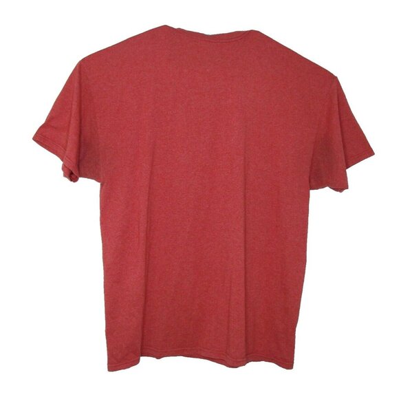 Vans Off The Wall Mens Red Large Graphic T-Shirt Tee XXL Skater Boarder Vtg - Picture 2 of 10